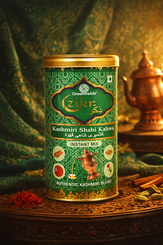 Zikr™ Kashmiri Shahi Kahwa Instant Mix, 250g | Authentic Kahwa from Kashmir| Real ingredients| No flavours/Essence used.