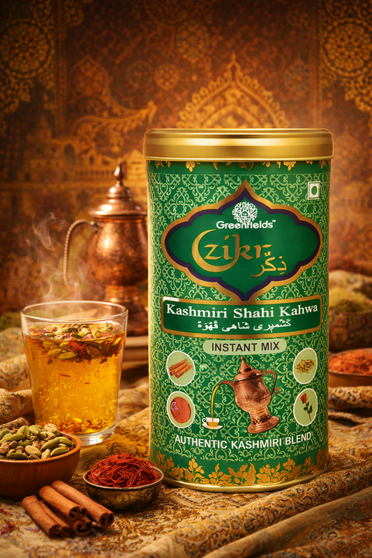 Zikr™ Kashmiri Shahi Kahwa Instant Mix, 250g | Authentic Kahwa from Kashmir|  Real ingredients| No flavours/Essence used.
